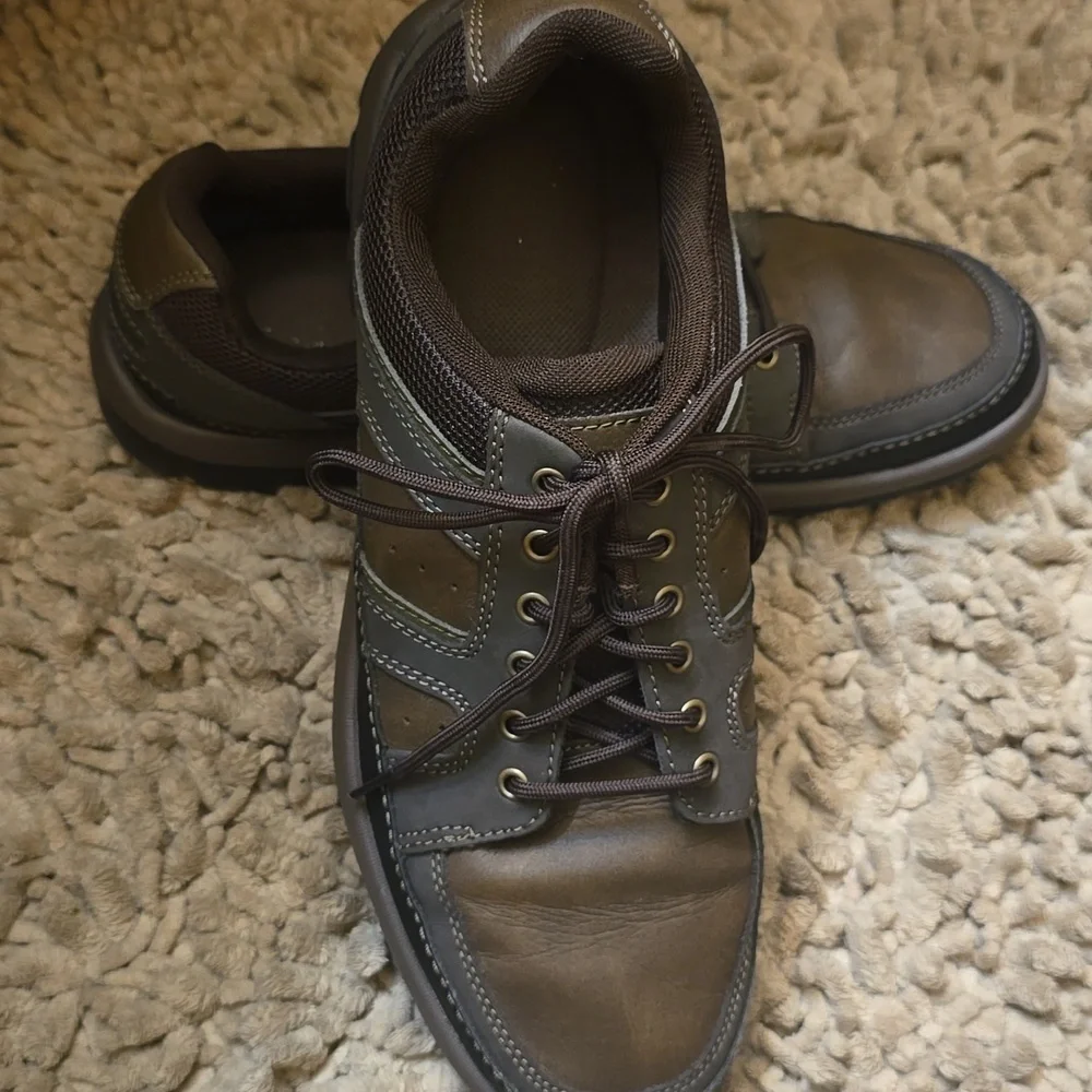 Rockport Men's Mudguard Blucher Lace‎ Up Oxford Brown Size 11 Style V82623